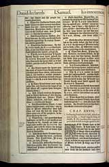 1 Samuel Chapter 27, Original 1611 KJV