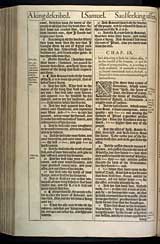 1 Samuel Chapter 9, Original 1611 KJV