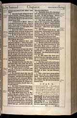1 Samuel Chapter 10, Original 1611 KJV