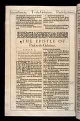 Galatians Chapter 1, Original 1611 KJV