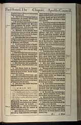Acts Chapter 15, Original 1611 KJV