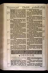Obadiah Chapter 1, Original 1611 KJV