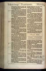 Deuteronomy Chapter 32, Original 1611 KJV