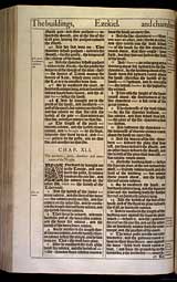Ezekiel Chapter 41, Original 1611 KJV