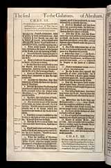 Galatians Chapter 3, Original 1611 KJV