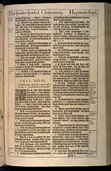 Isaiah Chapter 33, Original 1611 KJV