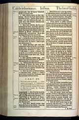 Joshua Chapter 15, Original 1611 KJV