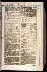 Leviticus Chapter 11, Original 1611 KJV