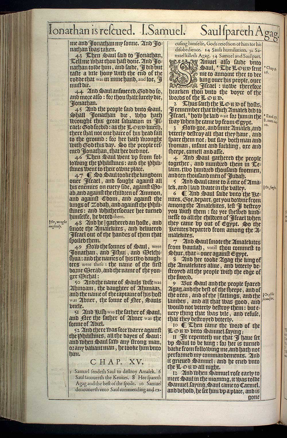 1 Samuel Chapter 14 Original 1611 Bible Scan