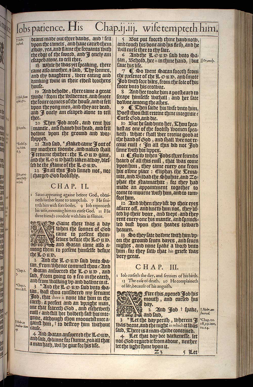 Job Chapter 1 Original 1611 Bible Scan