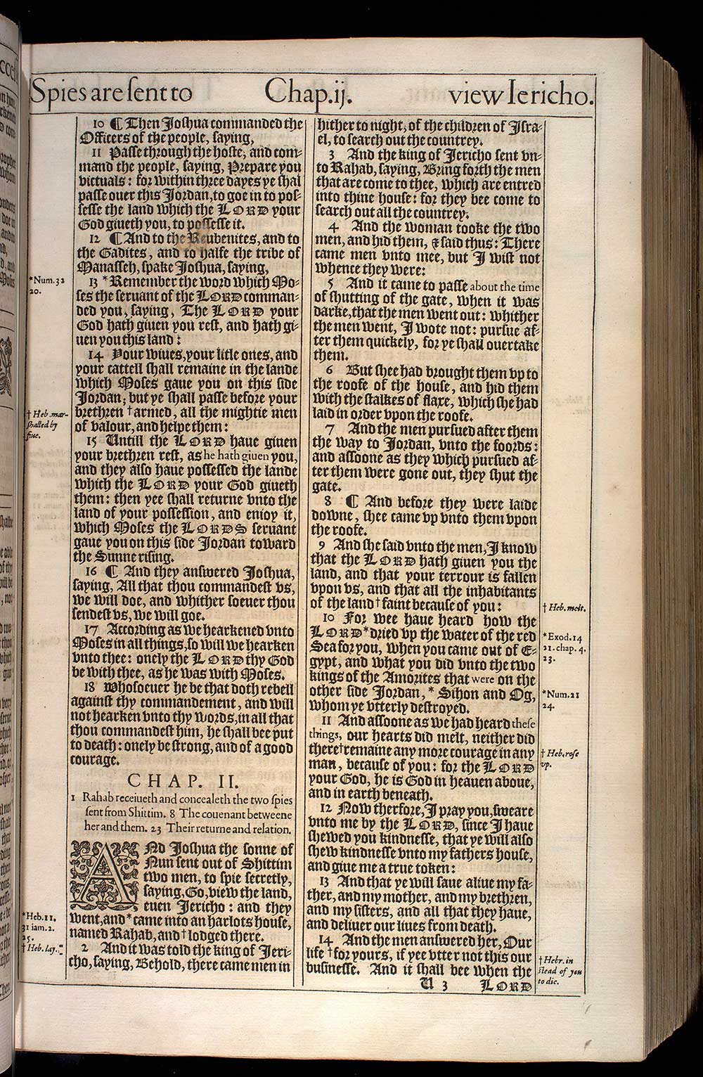 Joshua Chapter 1 Original 1611 Bible Scan