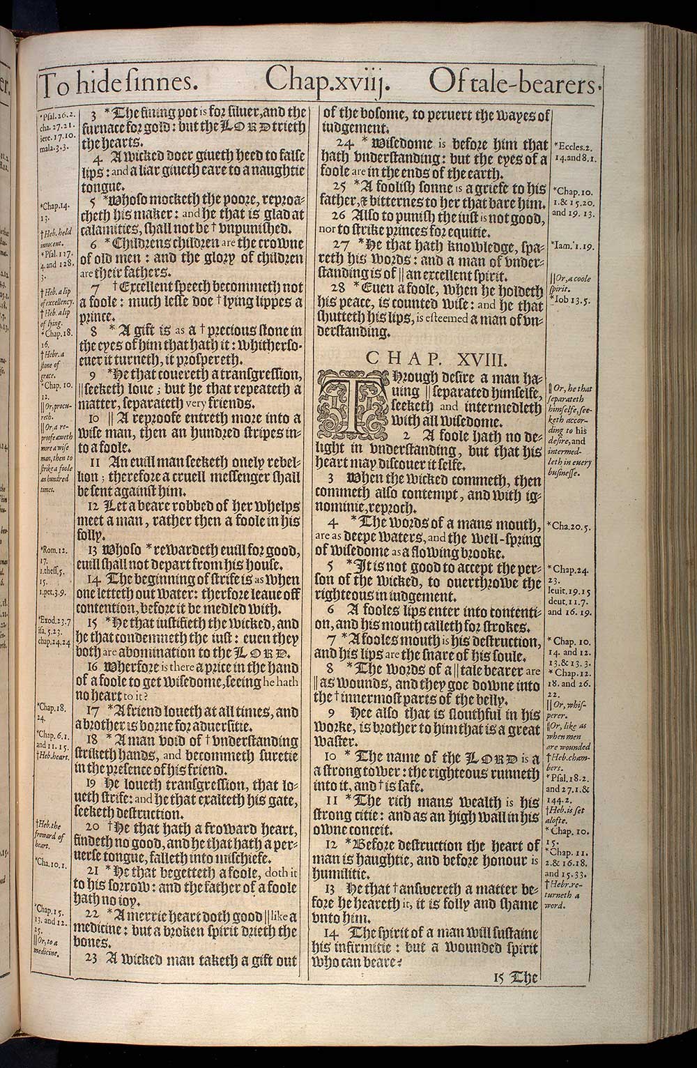 Proverbs Chapter 17 Original 1611 Bible Scan