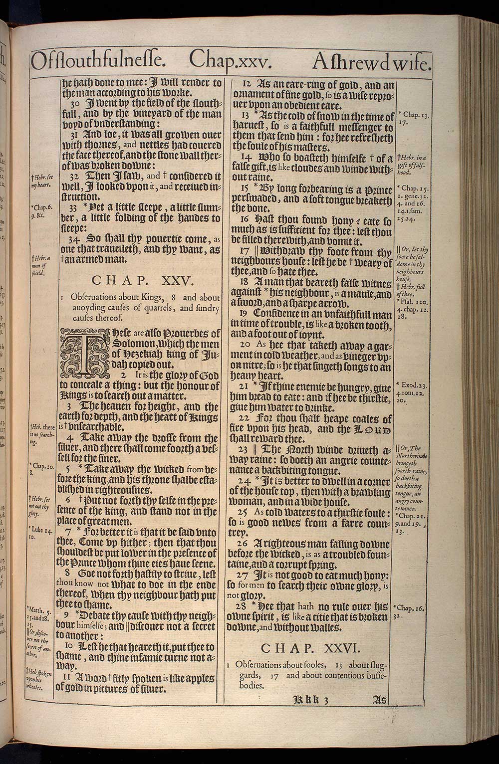 Proverbs Chapter 25 Original 1611 Bible Scan