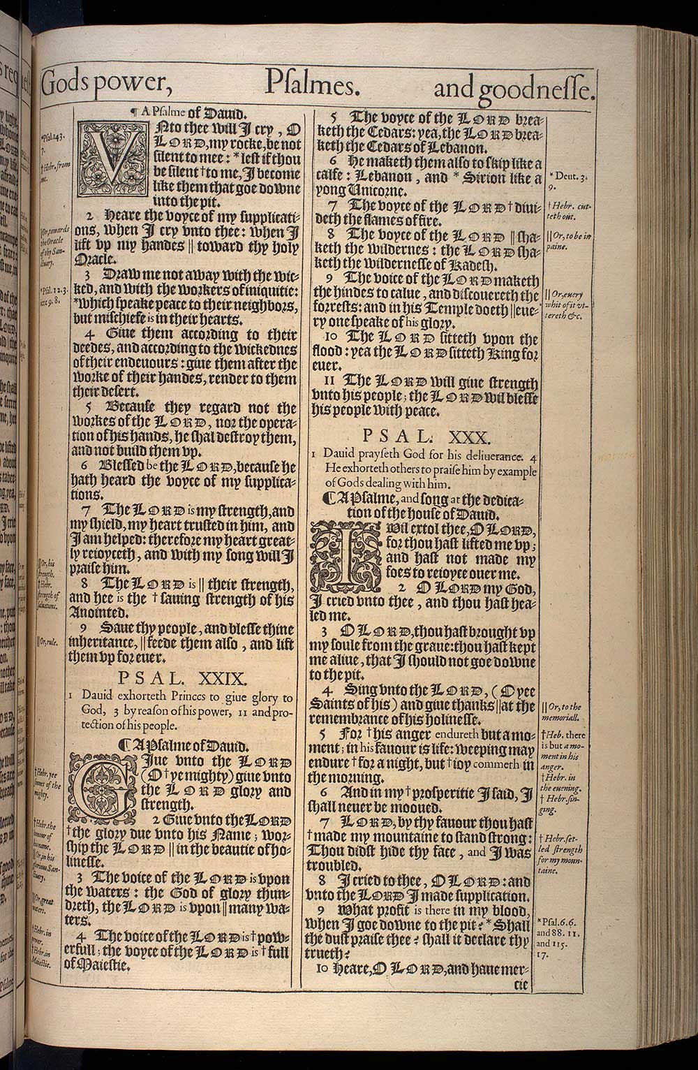 Psalms Chapter 28 Original 1611 Bible Scan