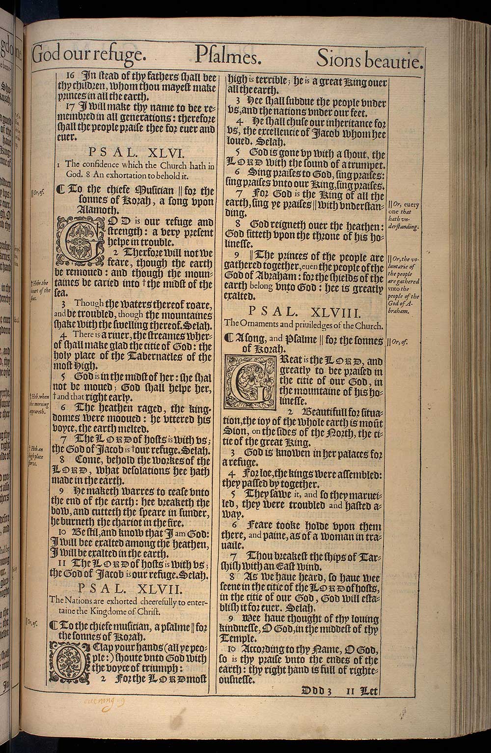 Psalms Chapter 47 Original 1611 Bible Scan