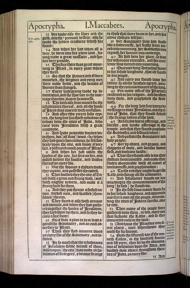 1 Maccabees Chapter 1 Original 1611 Bible Scan