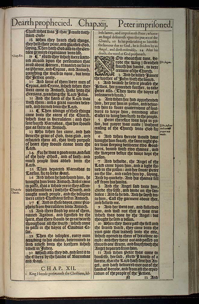 Acts Chapter 11 Original 1611 Bible Scan