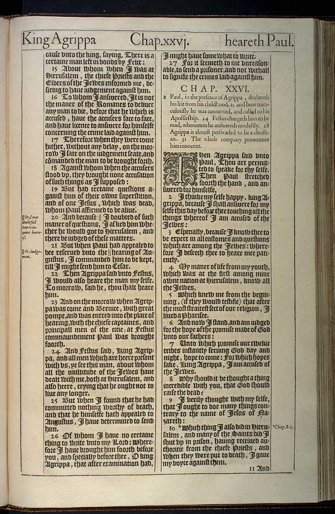 Acts Chapter 25 Original 1611 Bible Scan