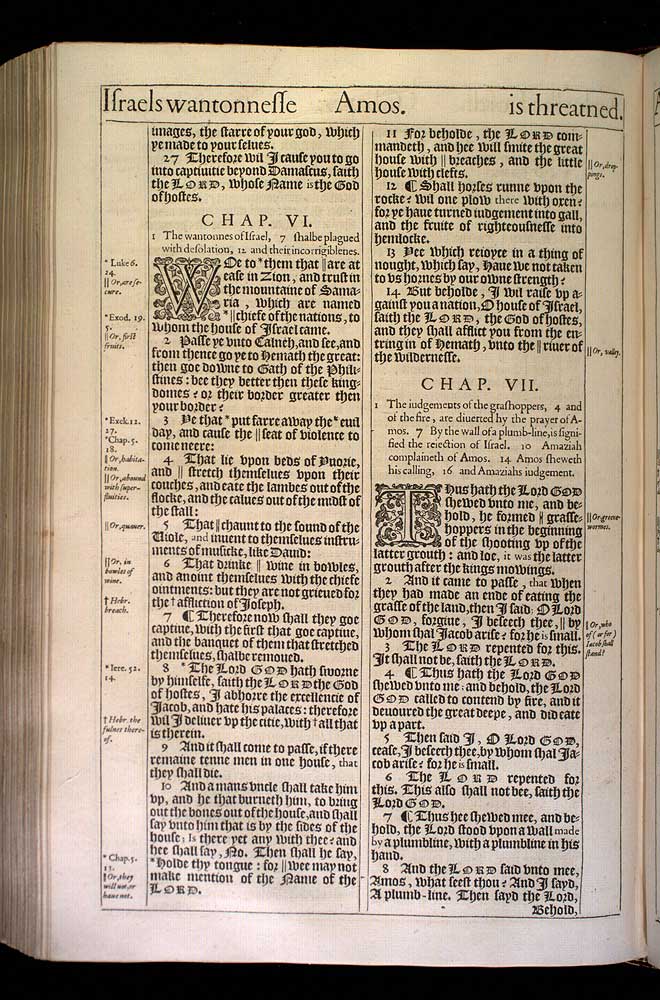 Amos Chapter 5 Original 1611 Bible Scan