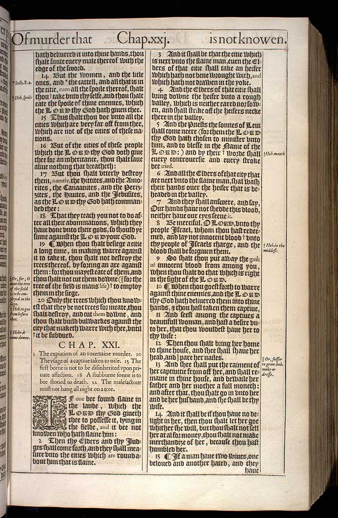 Deuteronomy Chapter 20 Original 1611 Bible Scan