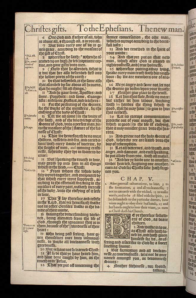 Ephesians Chapter 4 Original 1611 Bible Scan
