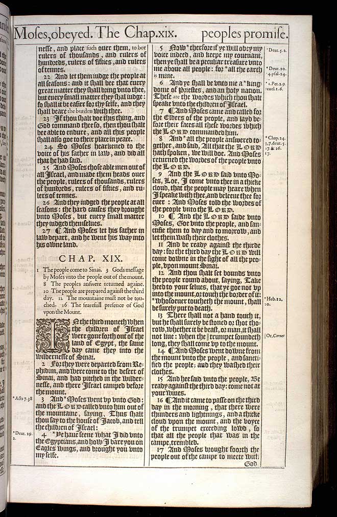Exodus Chapter 18 Original 1611 Bible Scan