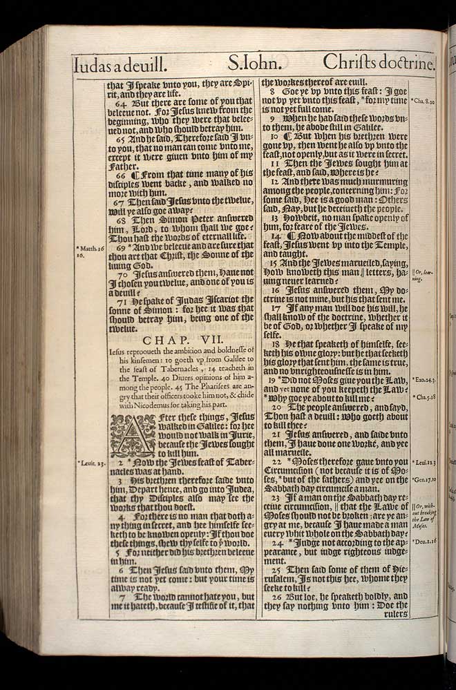 John Chapter 6 Original 1611 Bible Scan
