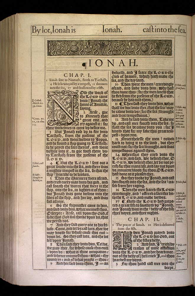Jonah Chapter 1 Original 1611 Bible Scan