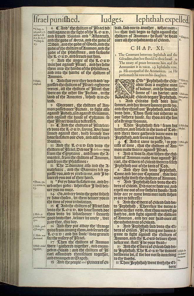 Judges Chapter 10 Original 1611 Bible Scan