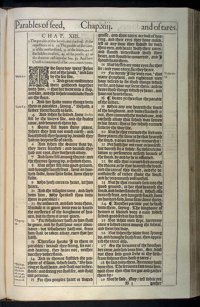 Matthew Chapter 12 Original 1611 Bible Scan