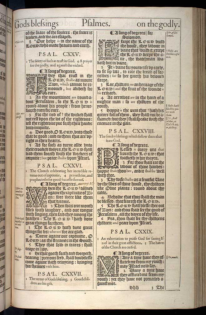Psalms Chapter 124 Original 1611 Bible Scan