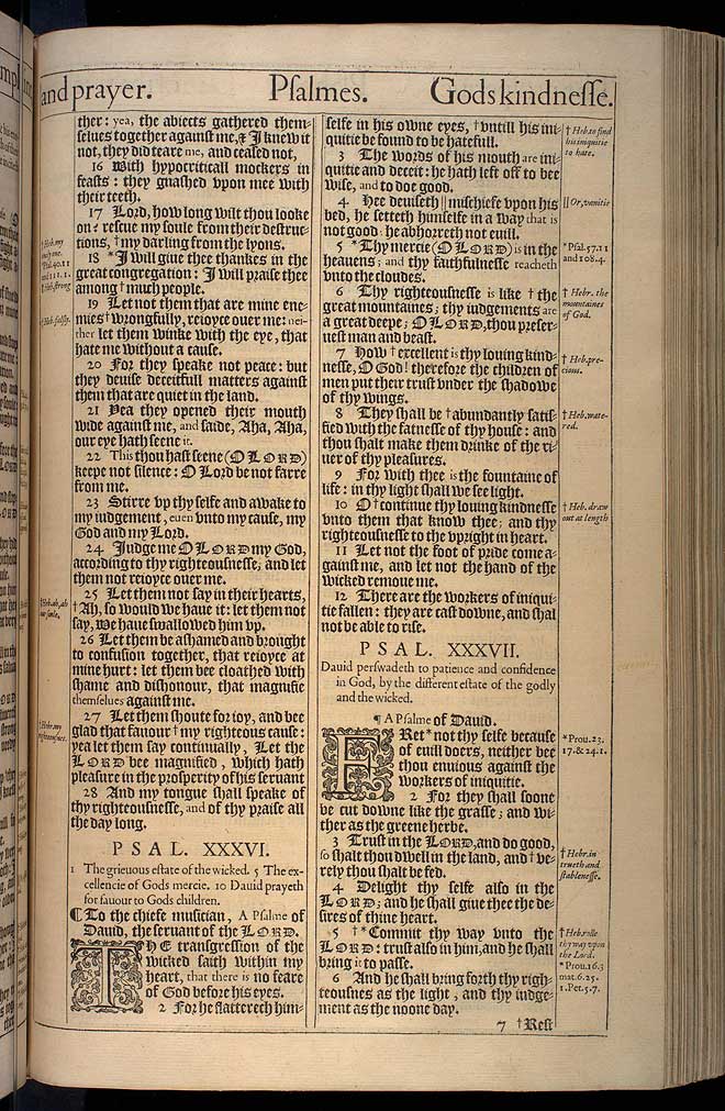 Psalms Chapter 35 Original 1611 Bible Scan