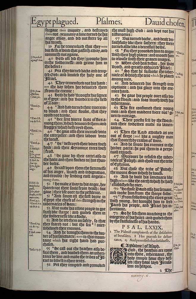 Psalms Chapter 79 Original 1611 Bible Scan