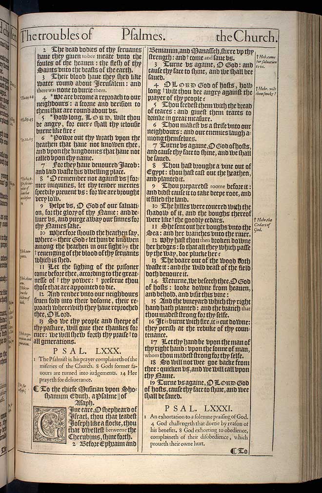 Psalms Chapter 79 Original 1611 Bible Scan