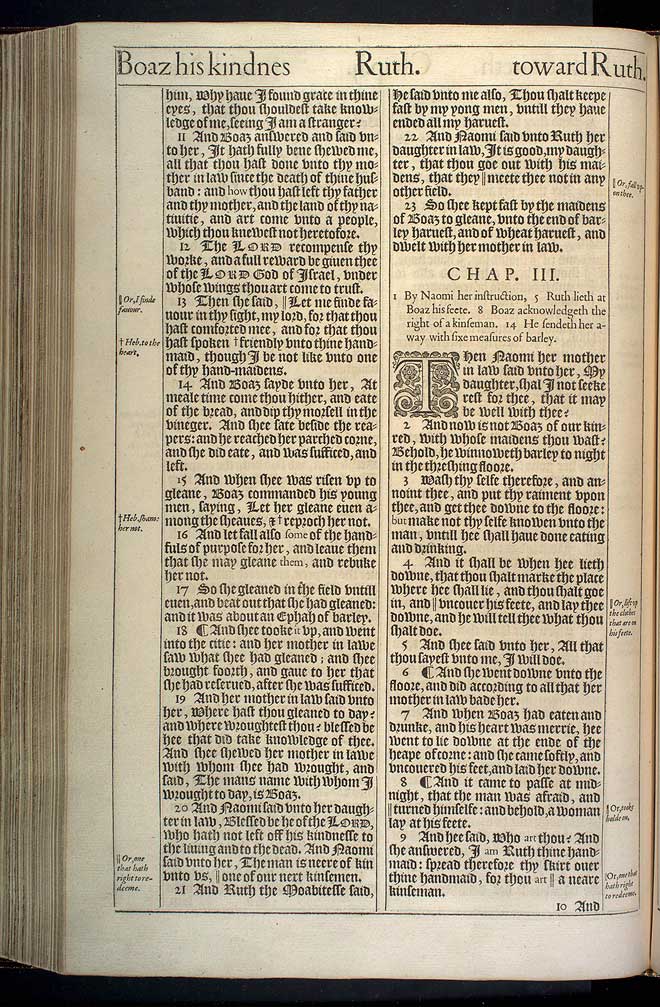 Ruth Chapter 2 Original 1611 Bible Scan