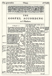 Matthew - 1611 King James Bible