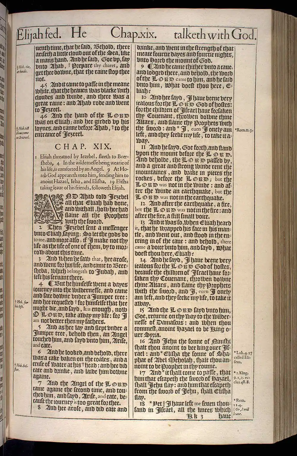 1 Kings Chapter 18 Original 1611 KJV Bible Scan