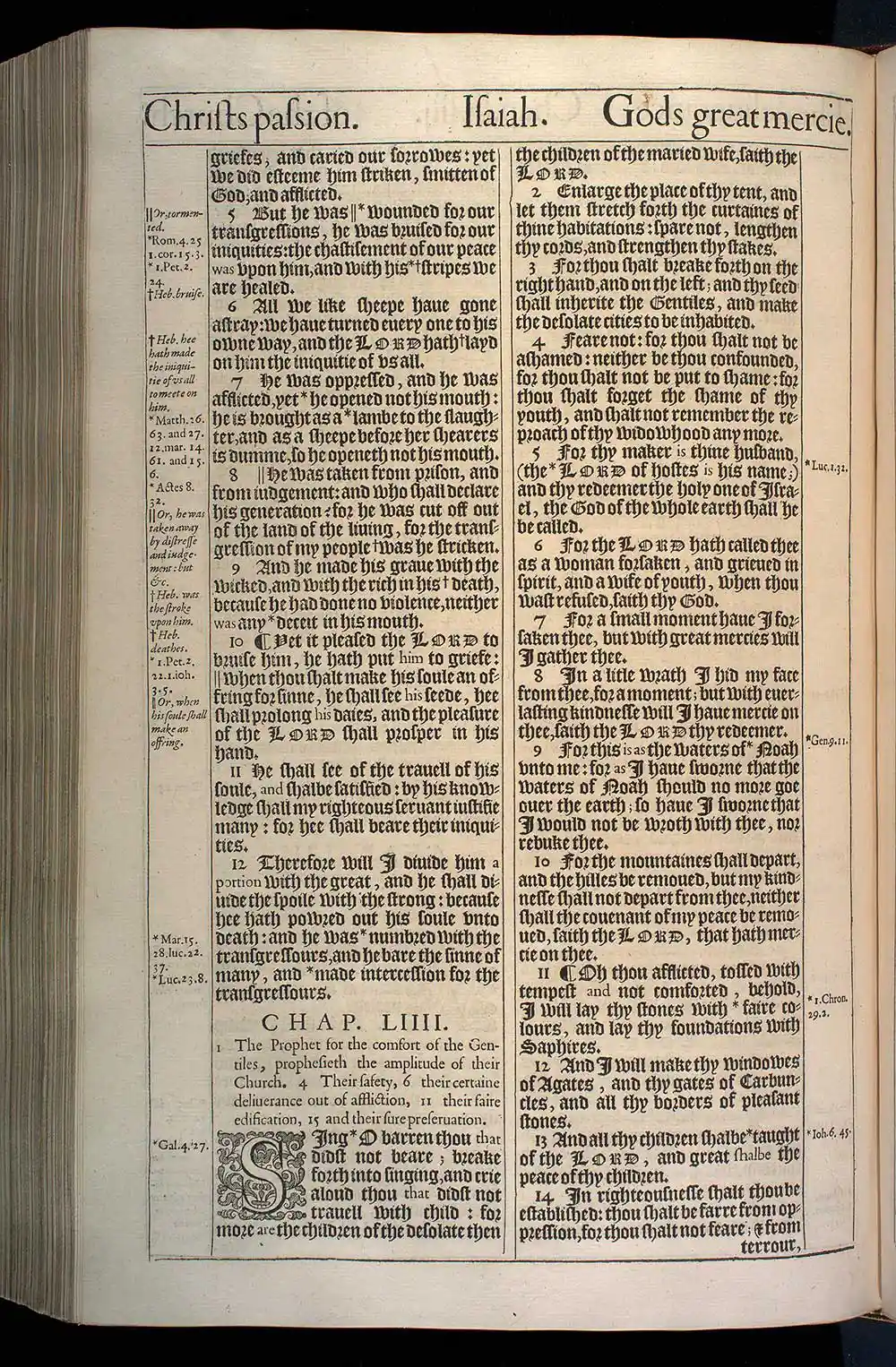 Isaiah Chapter 53 Original 1611 KJV Bible Scan