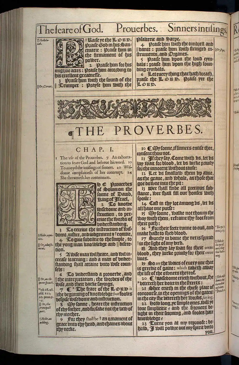 Psalms Chapter 149 Original 1611 KJV Bible Scan